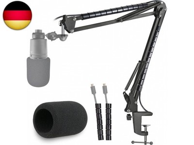 AT2020 Mikrofonarm mit Popschutz, Boom Arm für Audio Technica AT2020 AT2020USB 