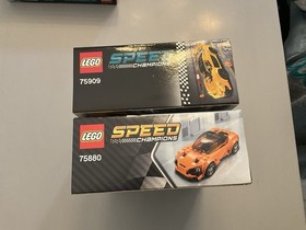 Lego Speed Champions 75880 & 75909 McLaren 720s, P1 New in Box