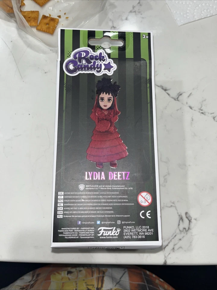 Figura de caramelo de roca Beetlejuice Lydia Deetz - Funko vinilo coleccionable 2018 - Nuevo Foto 3 de 4
