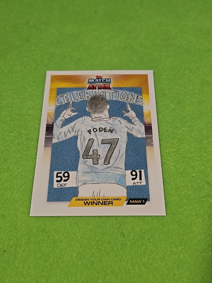TOPPS MATCH ATTAX 2025/26 PHIL FODEN CELEBRATIONS INSERT