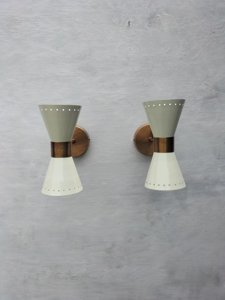 Mid-Century Modern Diabolo Wall Sconces Italian Lighting Fixture Christmas Gift - Image 2 of 4