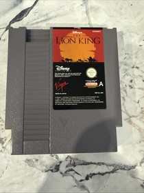 🔥 Nintendo NES the Lion King Video Game Tested And Rare   Working 🔥