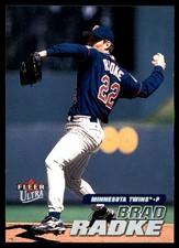 Brad Radke 2001 Ultra #199 Minnesota Twins MLB READ FREE SHIPPING AutographDen