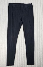 H M Divided Basic Black Leggings Size Medium