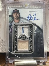 2024 Topps Sterling Sterling Swings Autographed Relics Pete Alonso /25