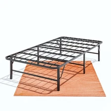 Bed Frame Twin Full Queen Size Metal Foldable Heavy Duty Steel Folding Platform