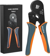 Wire Ferrule Crimping Tool,  Square Jaw Wire Crimping Pliers AWG 28-5 Self-Adjus