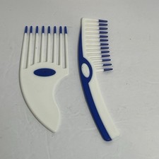 GOODY Super Comb And Small Handle Pick Lift 58122 2005 Blue/White Set