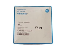 (54) WHATMAN Grade 41 Quantitative Ashless Filter Paper 125mm Circle 1441-125