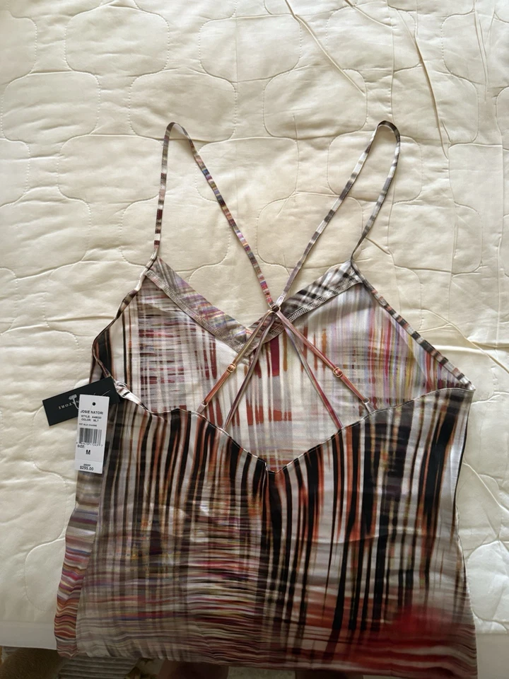 Camisón sin cordones Josie Natori para mujer Mimi con correas de espagueti talla mediana Foto 4 de 4