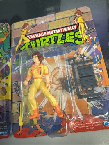 NEW 1990 Playmates TMNT April O'Neil - Ray Gill Teenage Mutant Ninja Turtles Lot - Picture 3 of 7