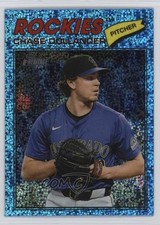 2026 Topps Heritage Chrome Light Blue Sparkle Refractor Chase Dollander #91 1io1