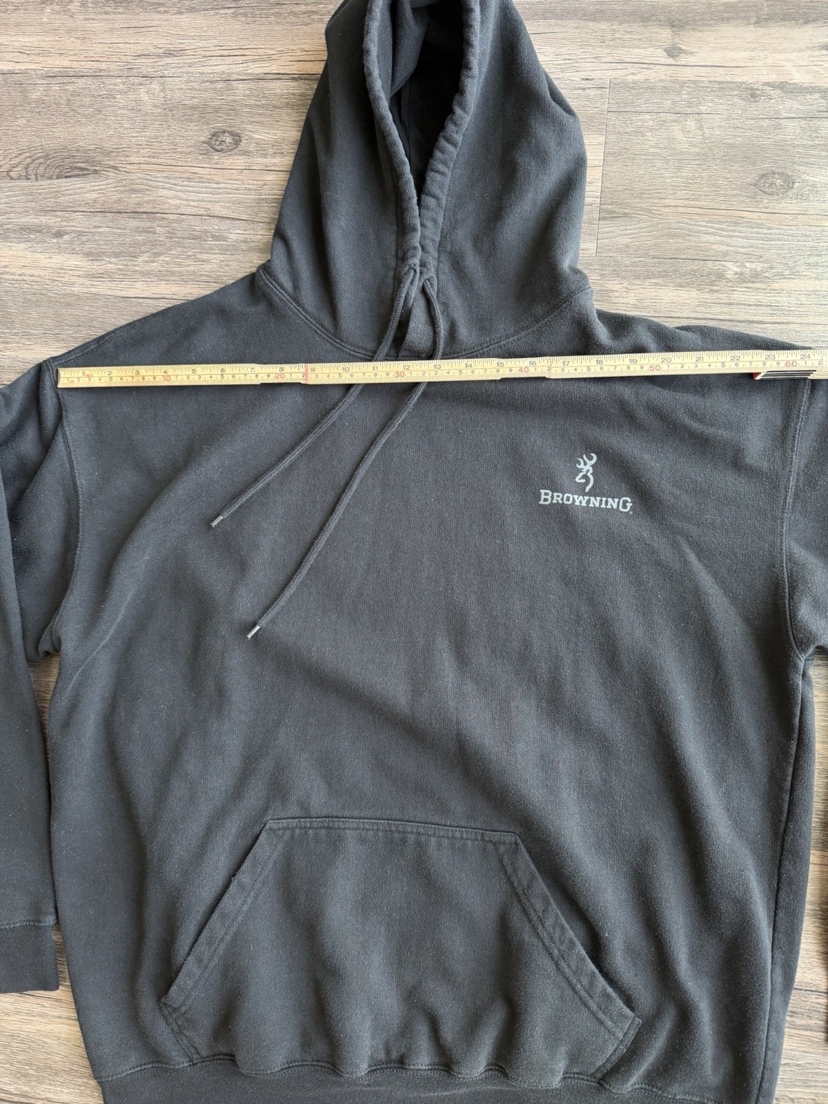 Browning Hoodie Men XL Hunting Outdoors Heavyweight USA Flag Graphic Pullover thumbnail 9