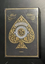 Artisan Black Edition Sealed Luxury Playing Cards Theory Eleven