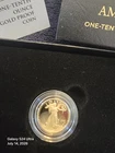 2021 W 1/10 OZ PROOF AMERICAN GOLD EAGLE  G$5 Type 2 W OGP UNGRADED PQ!