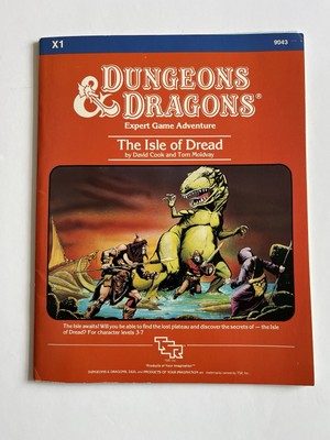 Dungeons and Dragons The Isle of Dread X1 TSR 1983