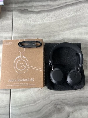 Jabra Evolve2 65 Bluetooth Headset - USB-C - MS Teams - Schwarz - Bild 1 von 4