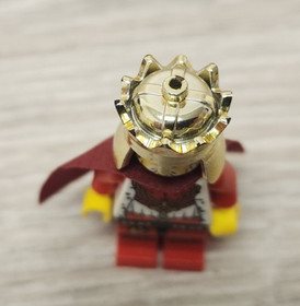Lego cas486 Kingdoms Lion King Red Minifigure From Set 10223 & 7188