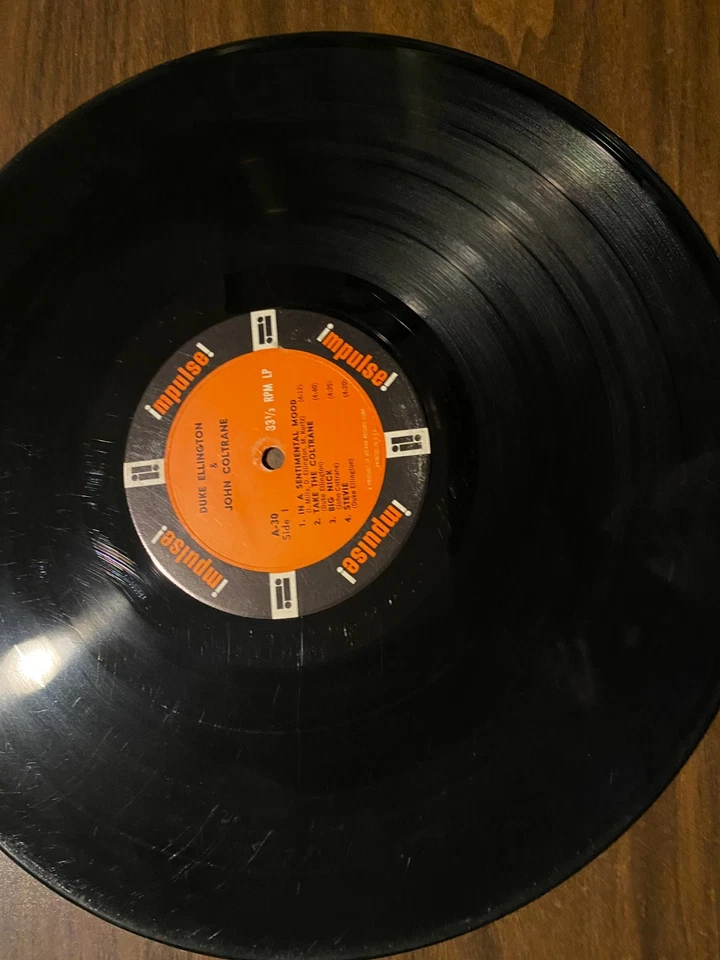 Duke Ellington & John Coltrane – S/T LP [Impulse! A-30 Mono] VG/VG+ Jazz - Image 3 of 4