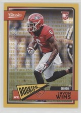 2018 Panini Classics Rookies Timeless Tributes Gold 96/99 Javon Wims #281 9l4
