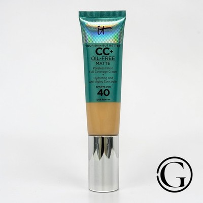 IT COSMETICS CC+ Oil Free Matte Full Coverage Foundation Cream SPF 40 - Light
