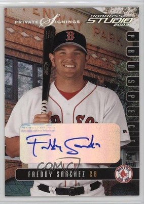 2003 Donruss Studio Private Signings 14/150 Freddy Sanchez #11 Auto 7sd