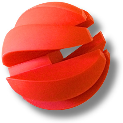 Fidget Kugel   3D-Druck - orange - Anti-Stress-Tool - sensorisch