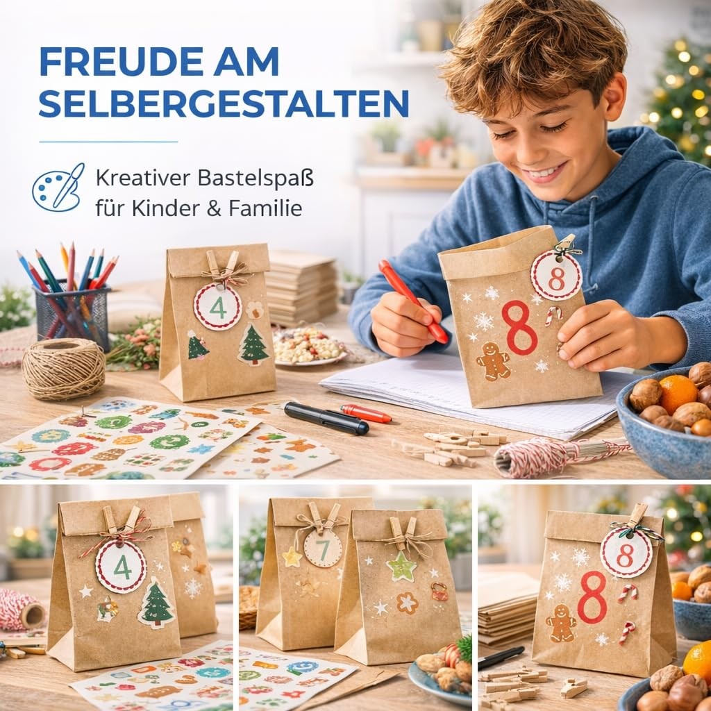 Sacs en papier kraft anti-déchirure pour petits objets et sachets