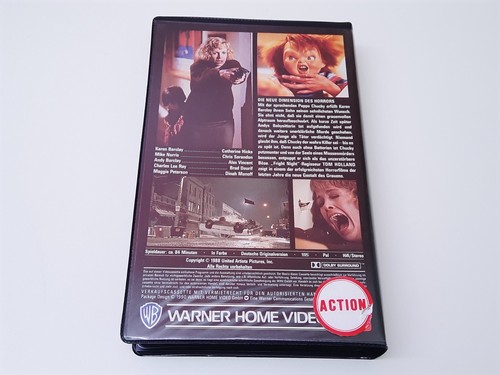 Chucky - Die Mörderpuppe 1988 Uncut VHS German PAL Warner Video Child's Play - Bild 2 von 5