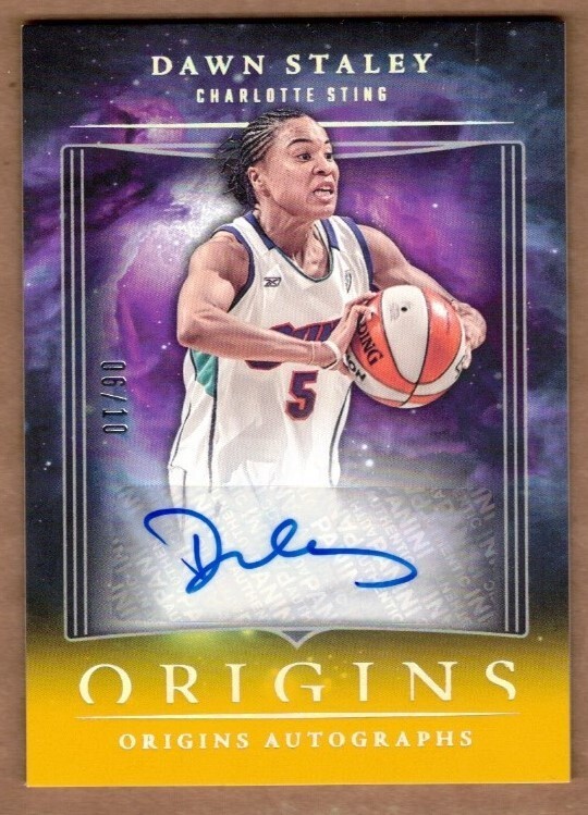 2024 Panini Origins WNBA Origins Auto Gold Dawn Staley #6/10