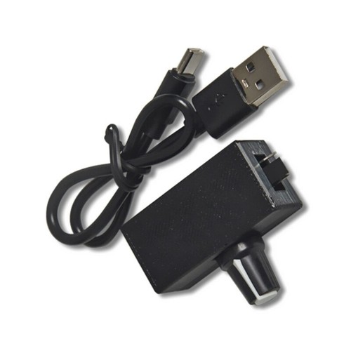 USB Lüfter Drehzahlregler für PC Kühlung, 8W Netzteil mit 12V 4Pin Ausgang - Bild 11 von 11