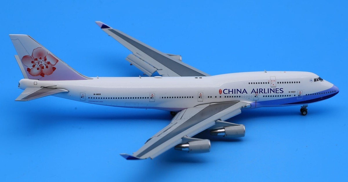JC Wings 1:400 China Airlines B747-400 Diecast Aircraft