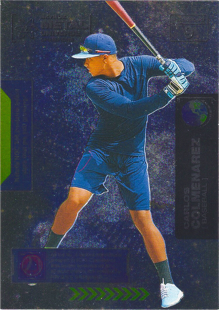 Carlos Colmenarez 2021 Skybox Metal Universe Champions Foil Base Card#9 Baseball