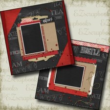 Sport Hustle - 2 Premade Scrapbook Pages - EZ Layout 5144