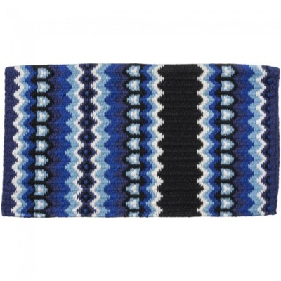 Couverture De Selle Tough-1 Tucson - Bleu, Laine Épaisse, 34x40 - Neuve (35-9340)