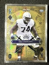 Olu Fashanu 1/1 2023 Wild Card 5 Card Draw Stacke Deck Gold King Of Diamonds