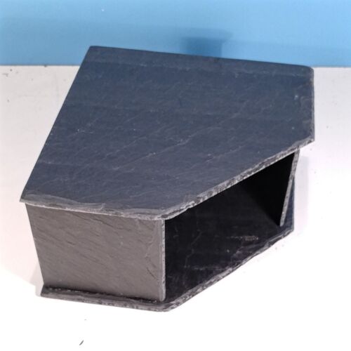 LARGE Corner Aquarium Fish NATURAL Slate Cave Ornament or Decoration Bristlenose - Picture 4 of 8