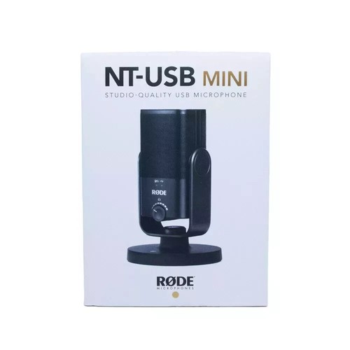 Rode NT-USB Mini Studio Quality USB Microphone - Black in hand ship worldwide