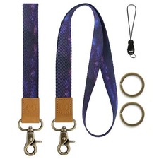 Key Lanyard for Women and Men Keychain Wristlet  Lanyards for ID Badges Hold...