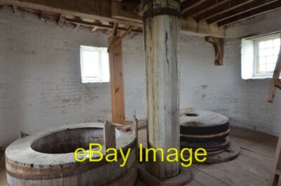 Photo 6x4 Little Cressingham Wind/Watermill - upper stone floor Two Frenc c2016