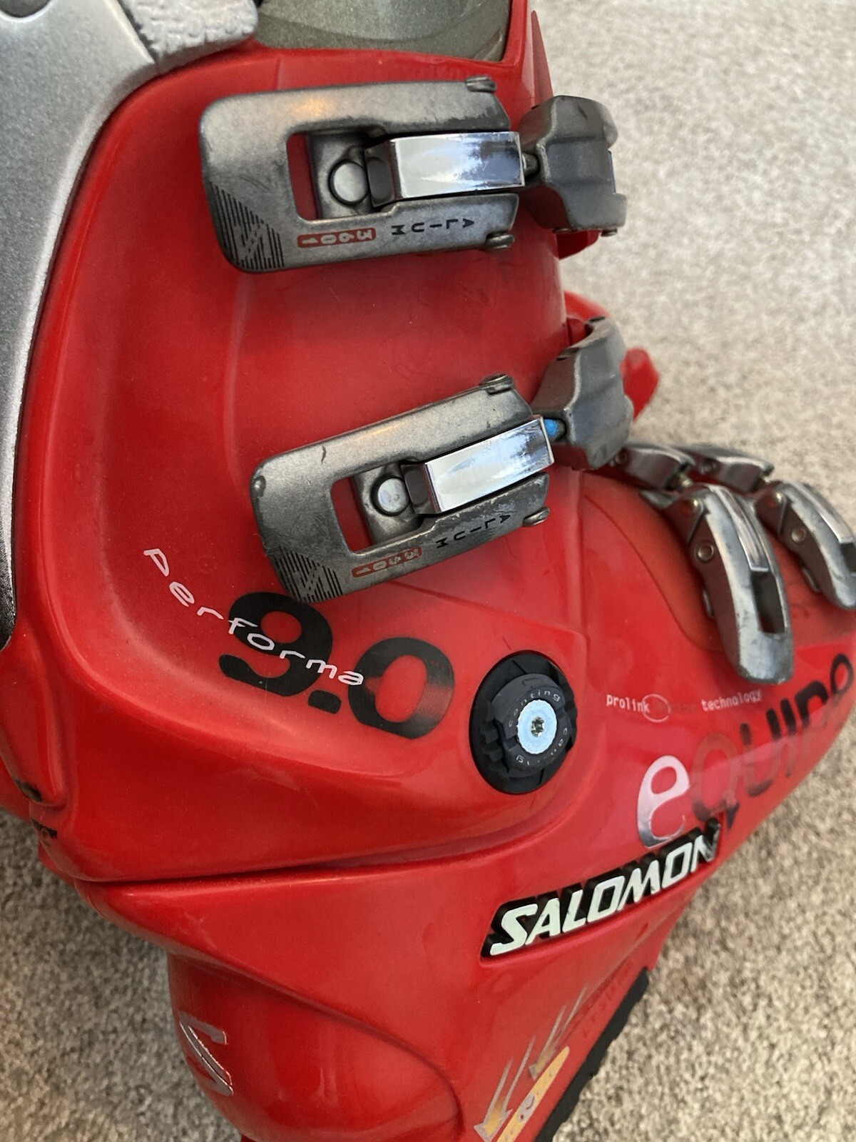 Scarponi da sci Salomon Equipe ProLink Performa 9.0 Uomo 314 mm 27 27.0 27.5 27 1 2 Rosso