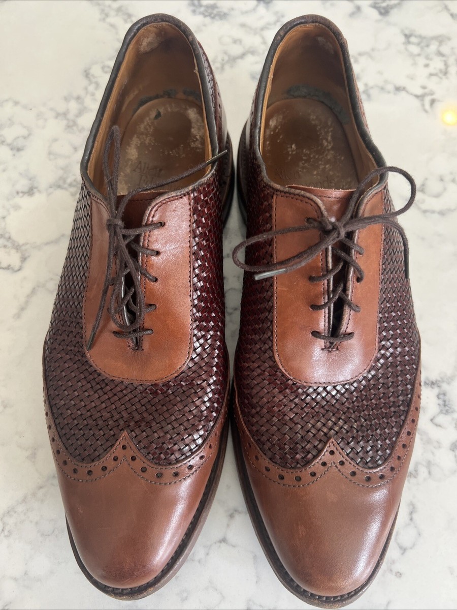 ALLEN EDMONDS Hampstead Oxford Leather Shoes, Size 9.5 D ALLEN EDMONDS Hampstead Oxford Leather Shoes, Size 9.5 D