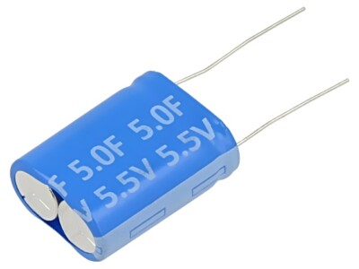 Briny River 5 Stück Superkondensator 1,5F 5,5V – Typ V, 19x5 Mm, Für Kleine Elektrogeräte & Spielzeug
