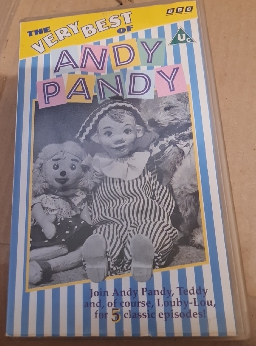 The Very Best Of Andy Pandy BBC - VHS Video Tape - 5 Classic Episodes