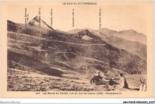 ABHP1-15-0078 - Les Monts du Cantal - Viewed from the Col de Cabre - Panorama