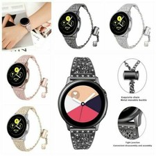 Bling Stainless Steel Wrist Band For Samsung Galaxy Watch 3/ Active 2 1 40/44MM