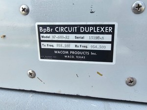 Wacom Products - BpBr Circuit Duplexer - Model WP-688-R2