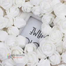 500PCS Foam Roses 3cm Artificial Foam Flower Heads DIY Rose Bear Decor Gift UK