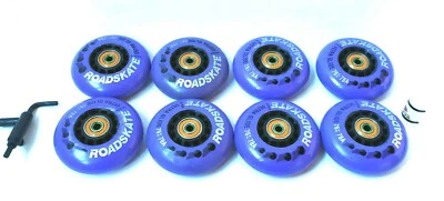 Roces Roadskate 8 Rollen lila Abec 5 Lager 76 mm Härte 78 A für K2 RB Fila Stunt