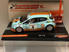 Slot Car Scaleauto SC-6237R Peugeot 208 T16 #74 Rally Artic 2016 Gulf Salo